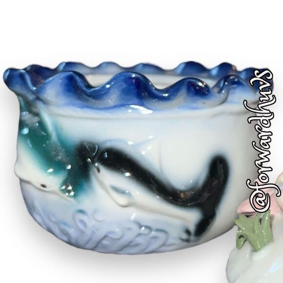 Ceramic Dolphin Trinket Box | No Damage | EUC - Picture 5 of 11